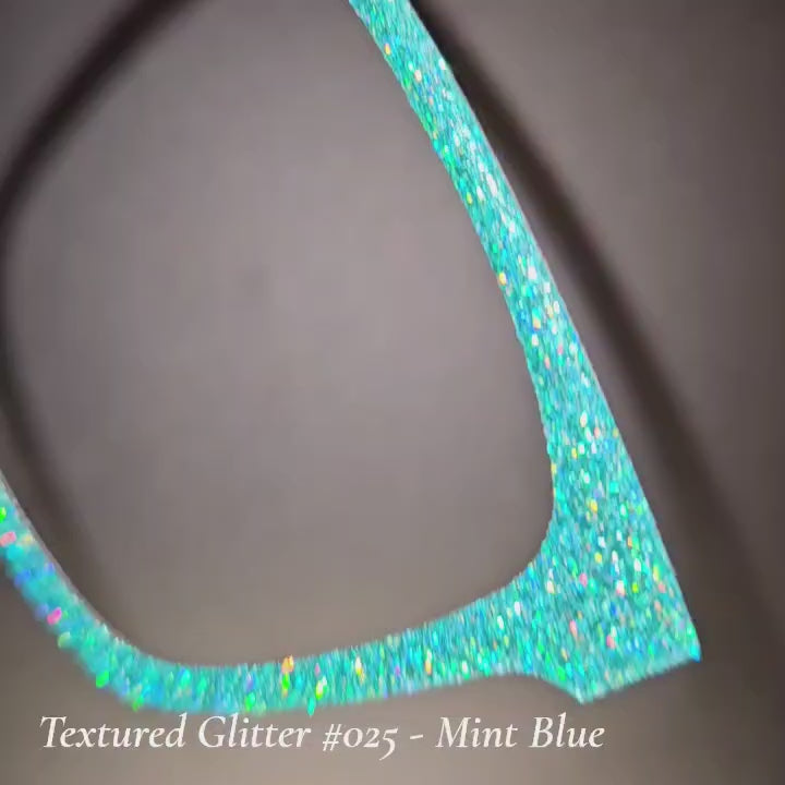 Textured Glitter Collection #025 - Mint Blue