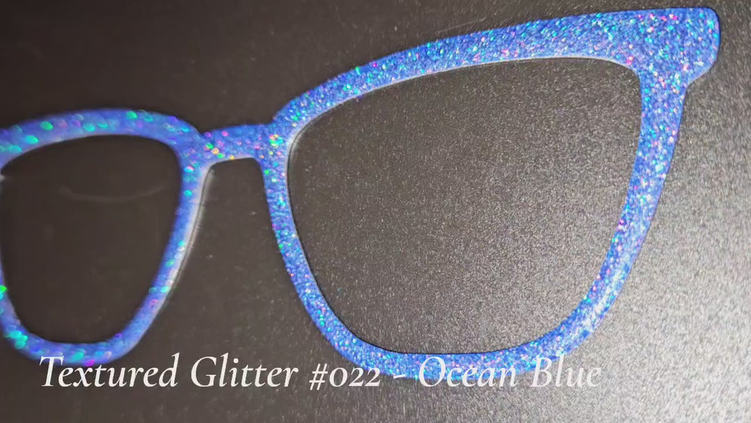 Textured Glitter Collection #022 - Ocean Blue