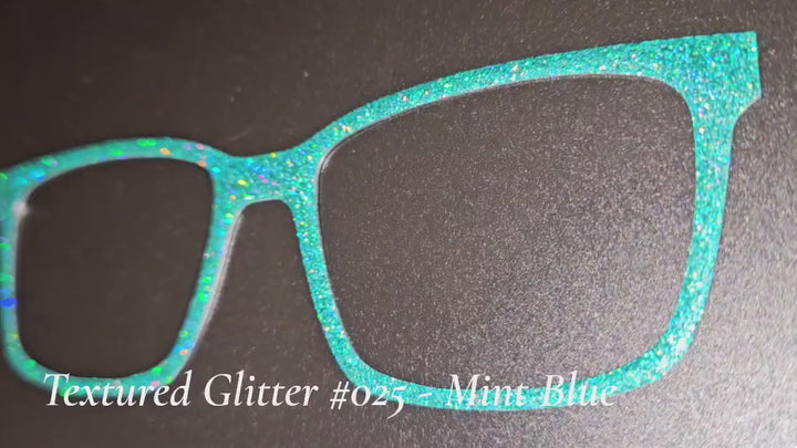Textured Glitter Collection #025 - Mint Blue