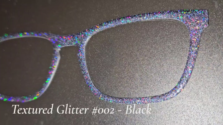 Textured Glitter Collection #002 - Black