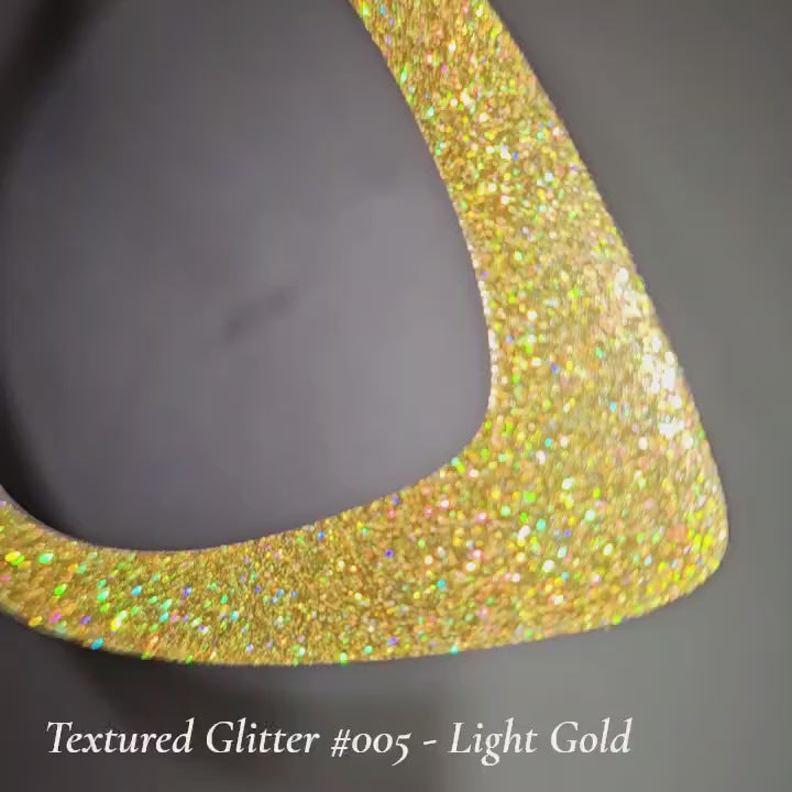 Textured Glitter Collection #005 - Light Gold