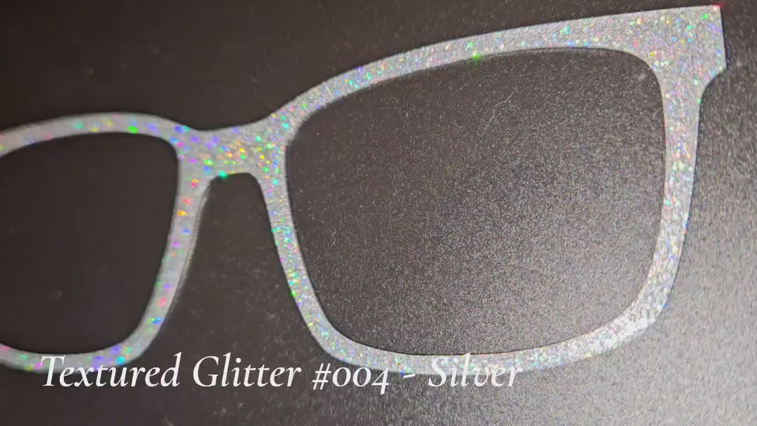 Textured Glitter Collection #004 - Silver