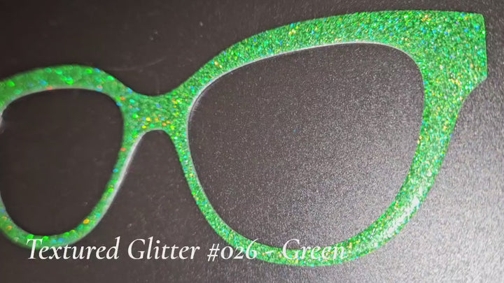 Textured Glitter Collection #026 - Green