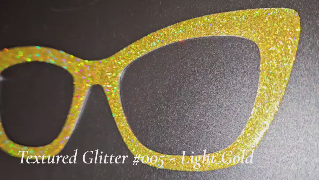 Textured Glitter Collection #005 - Light Gold