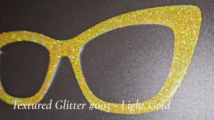 Textured Glitter Collection #005 - Light Gold