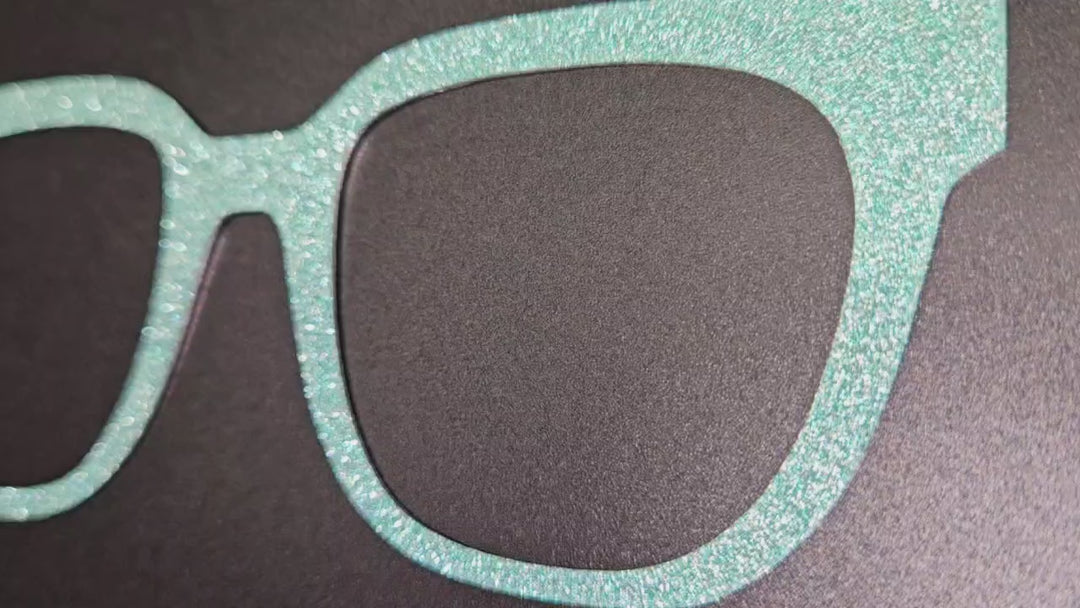 Sparkly Vinyl Collection #007 - Sparkly Mint Green