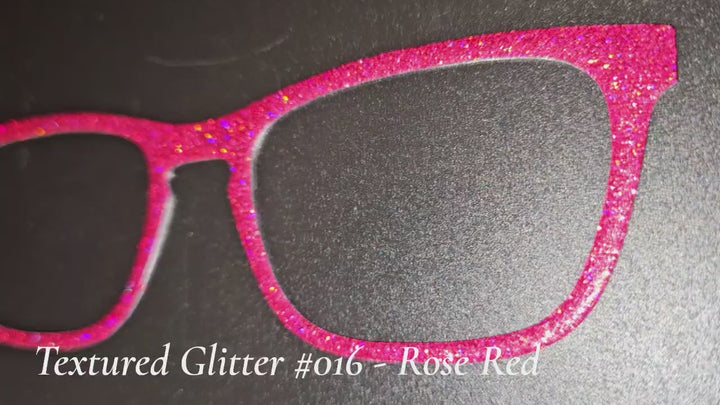 Textured Glitter Collection #016 - Rose Red