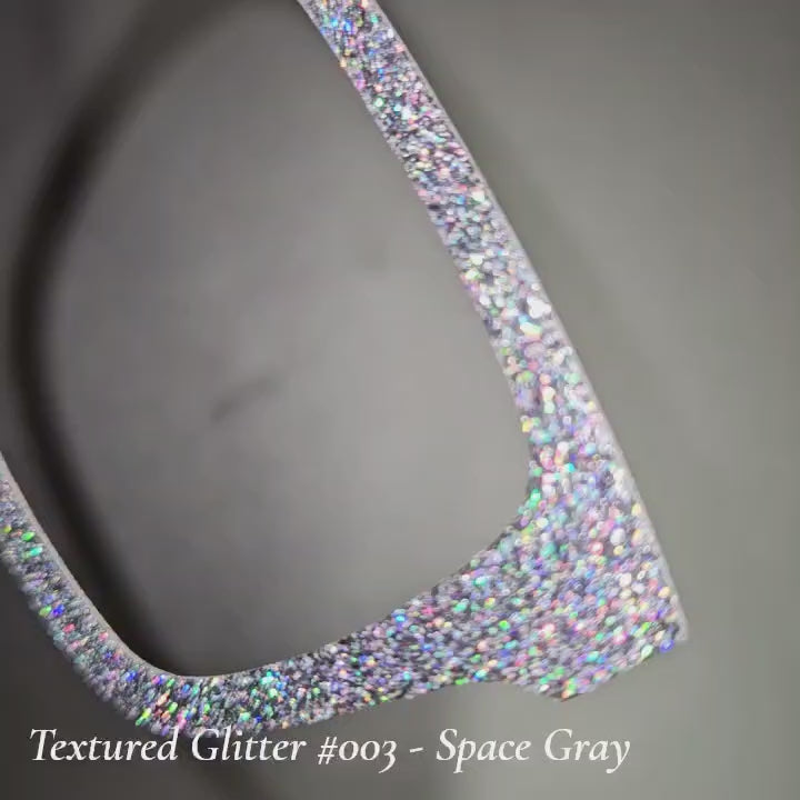 Textured Glitter Collection #003 - Space Gray