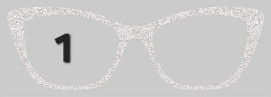 White Lace Metal Topper